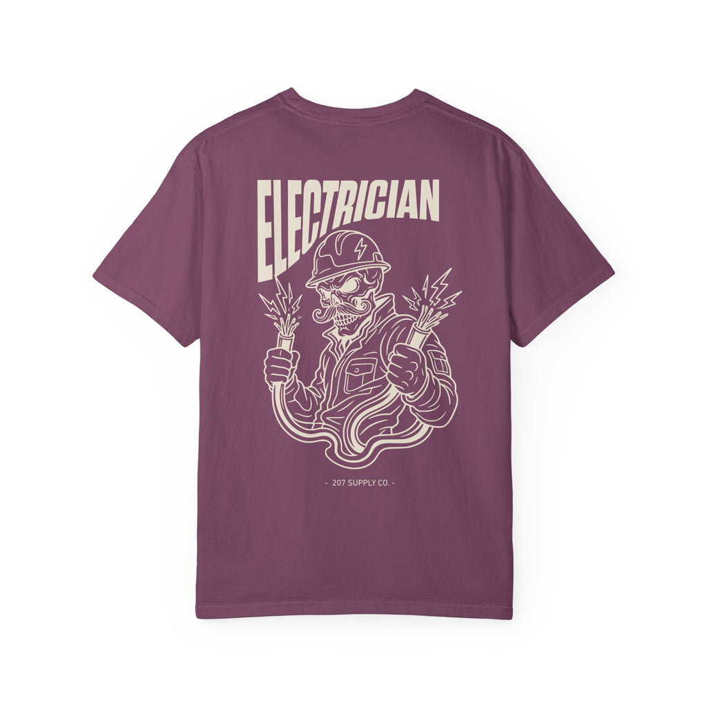 Electrician Skull Tee - Dark