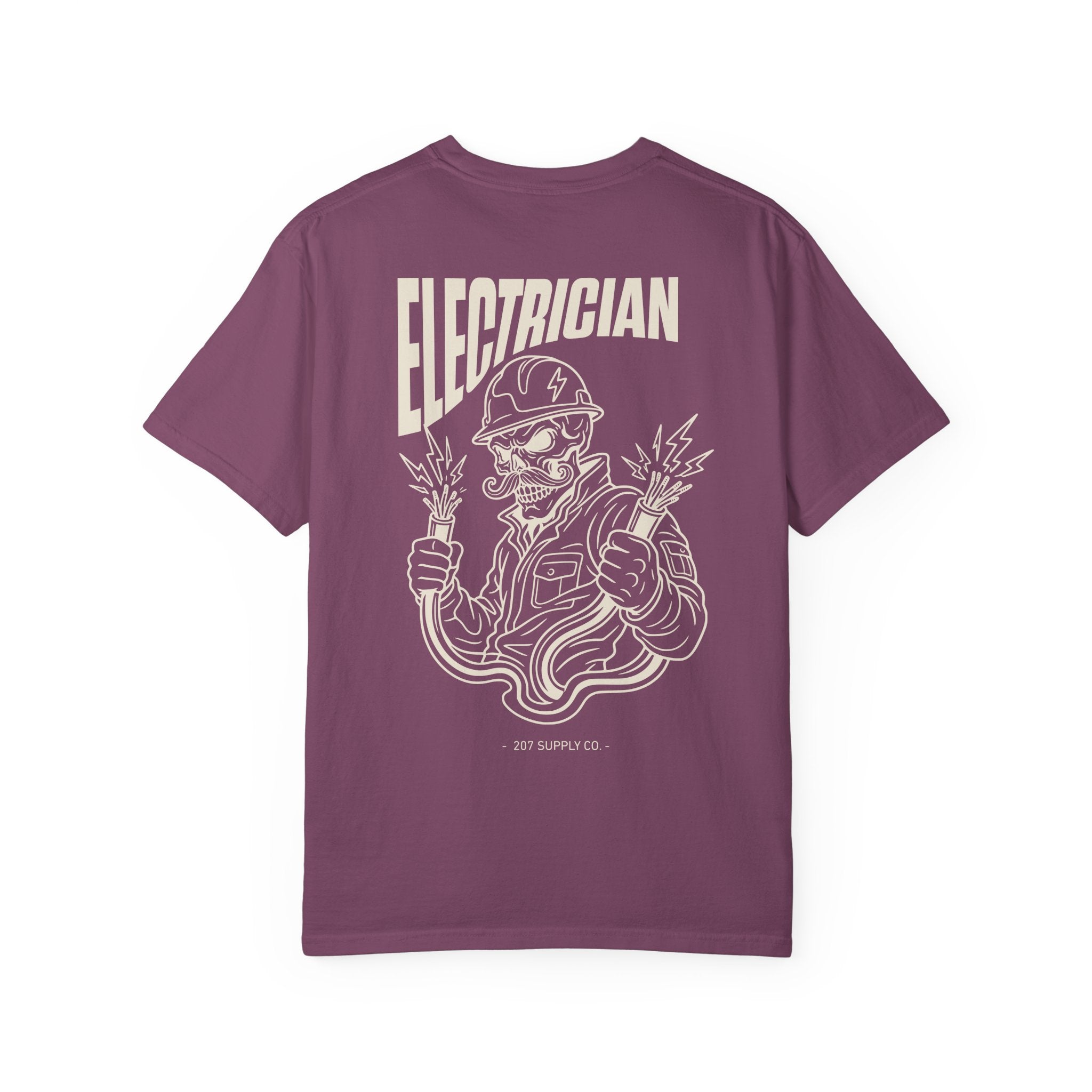 Electrician Skull Tee - Dark