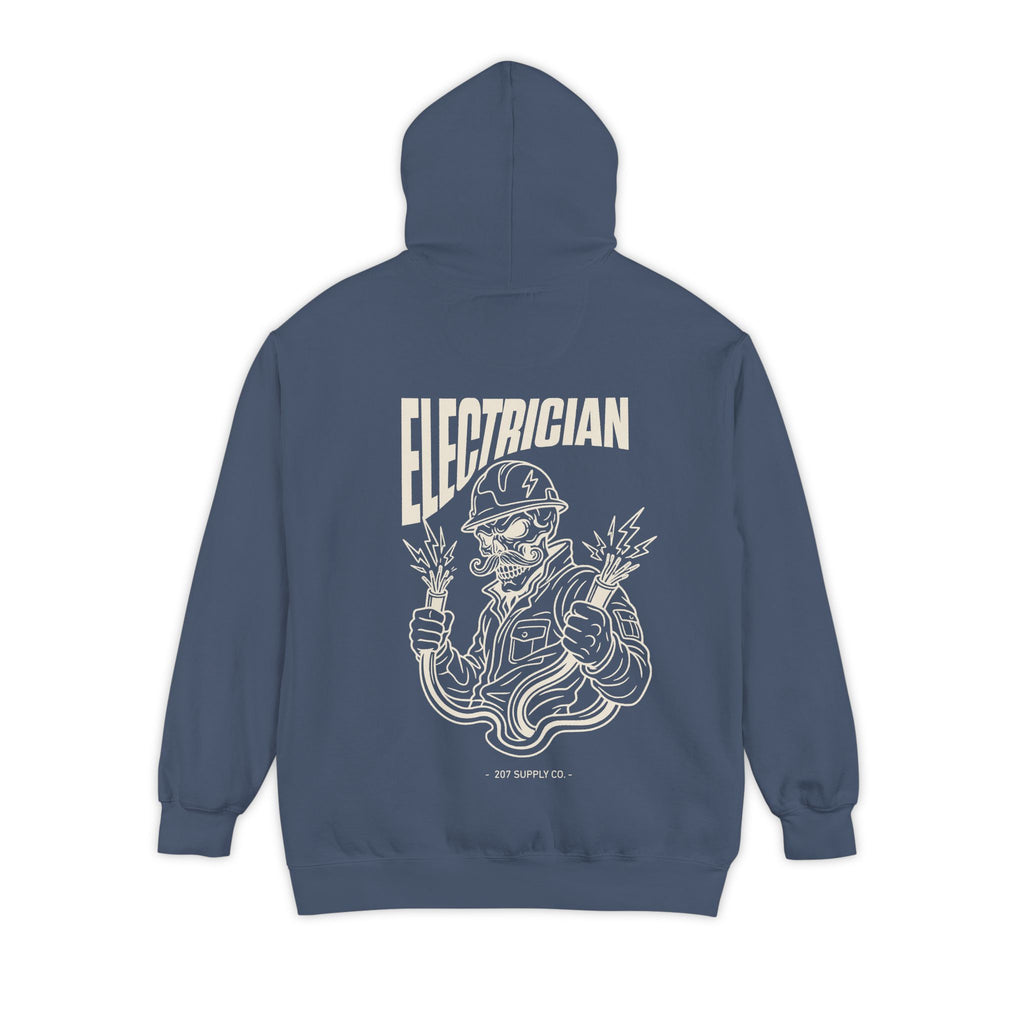 Electrician Skull Hoodie - Dark