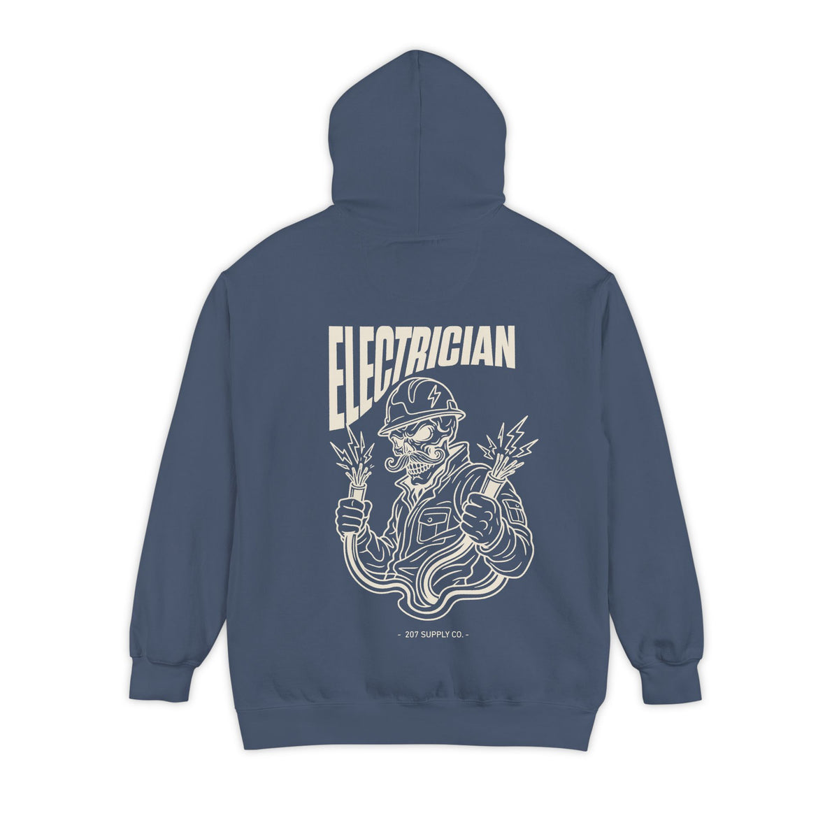 Electrician Skull Hoodie - Dark