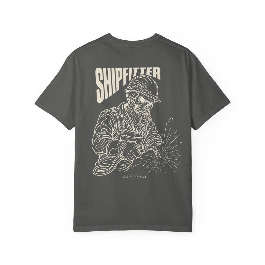 Shipfitter Bearded Skull Tee - Dark Colors