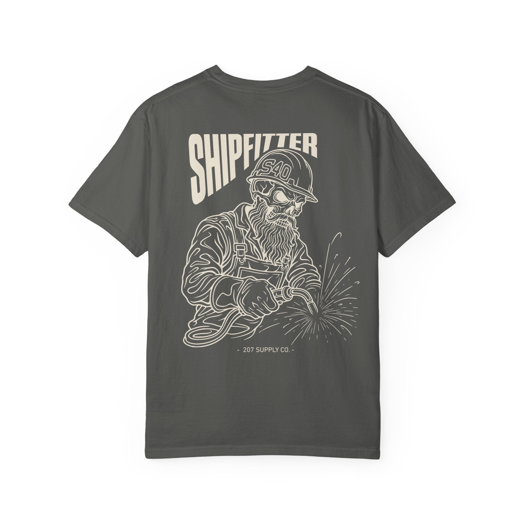 Shipfitter Bearded Skull Tee - Dark Colors