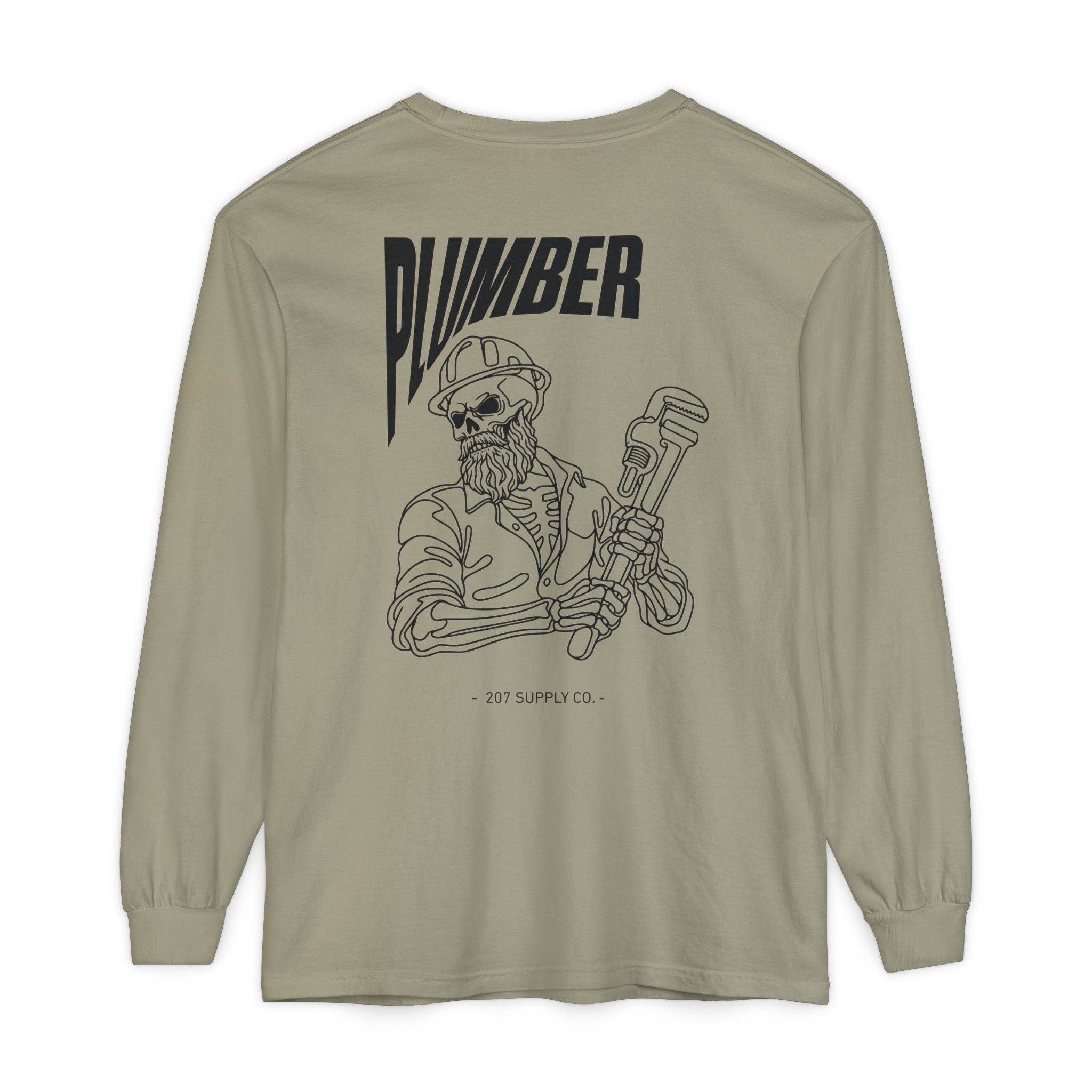 Plumber Skull Long Sleeve