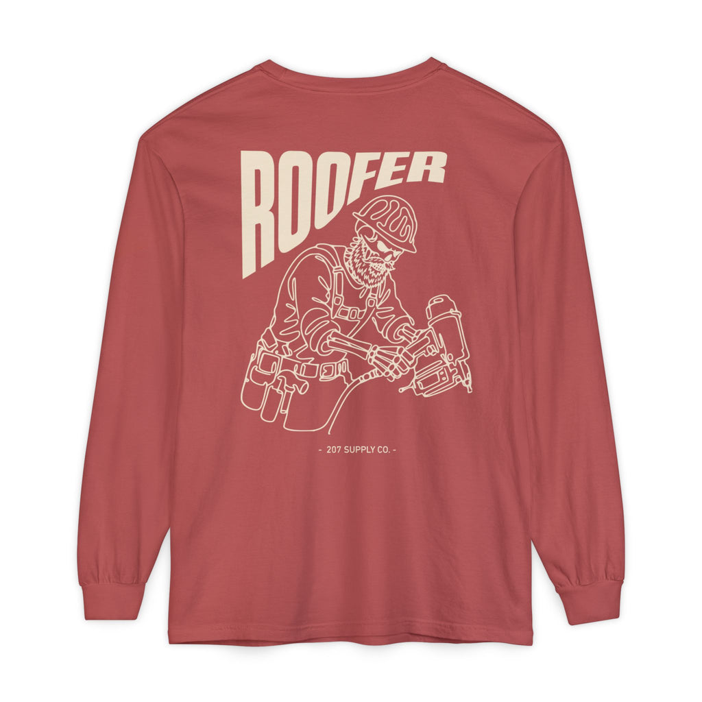 Roofer Skull Long Sleeve - Dark