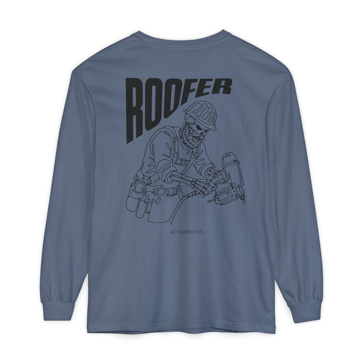 Roofer Skull Long Sleeve
