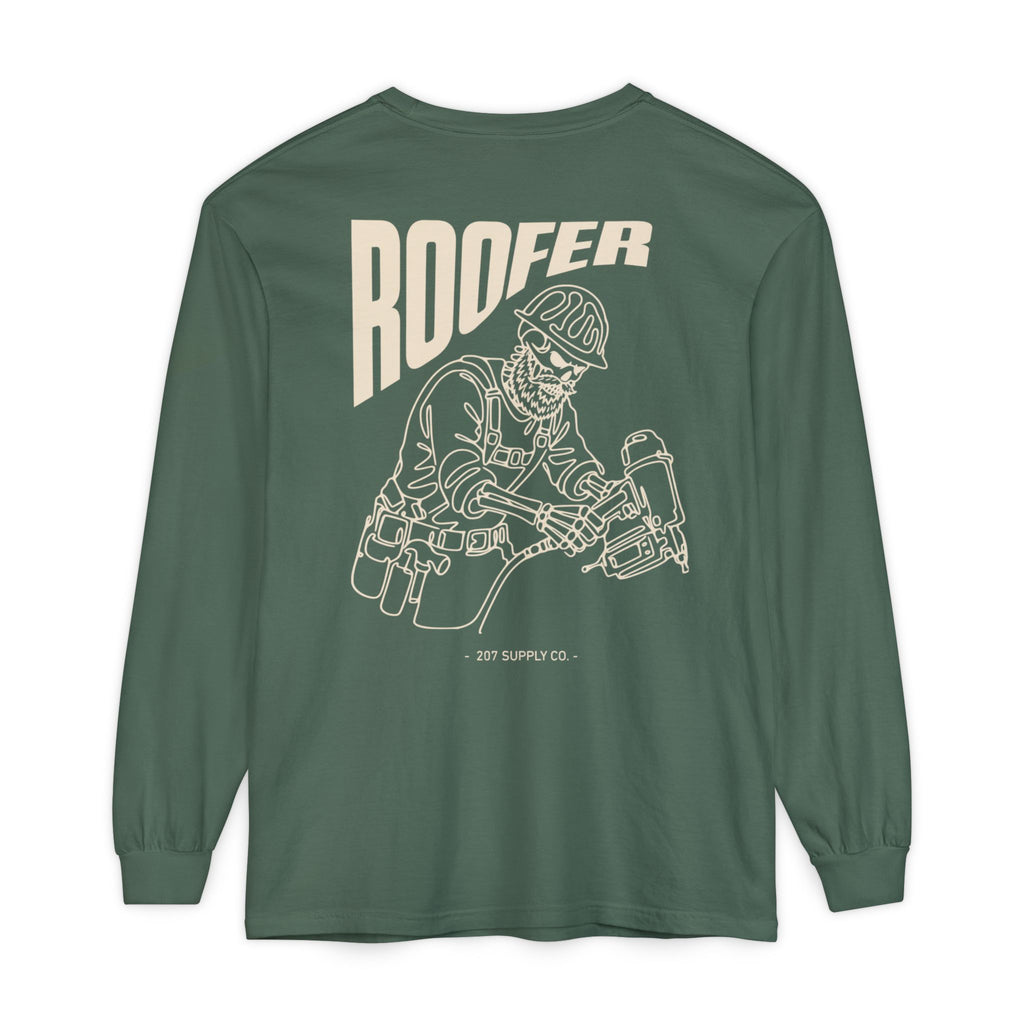 Roofer Skull Long Sleeve - Dark