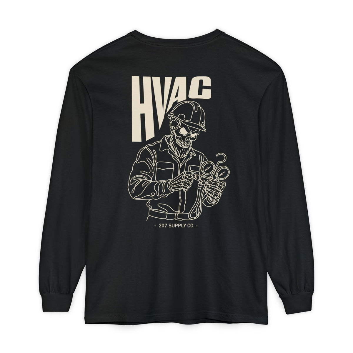 HVAC Skull Long Sleeve - Dark