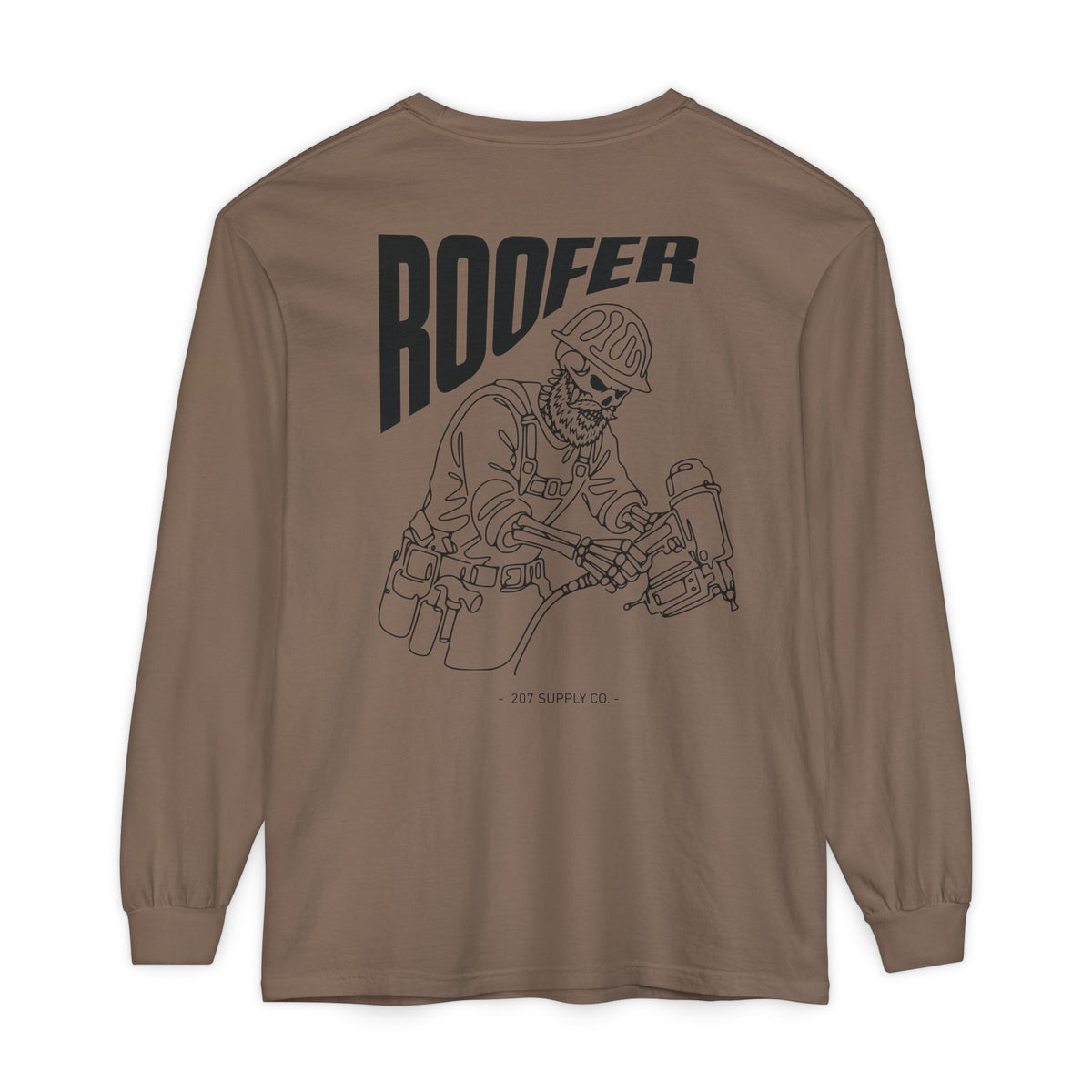 Roofer Skull Long Sleeve