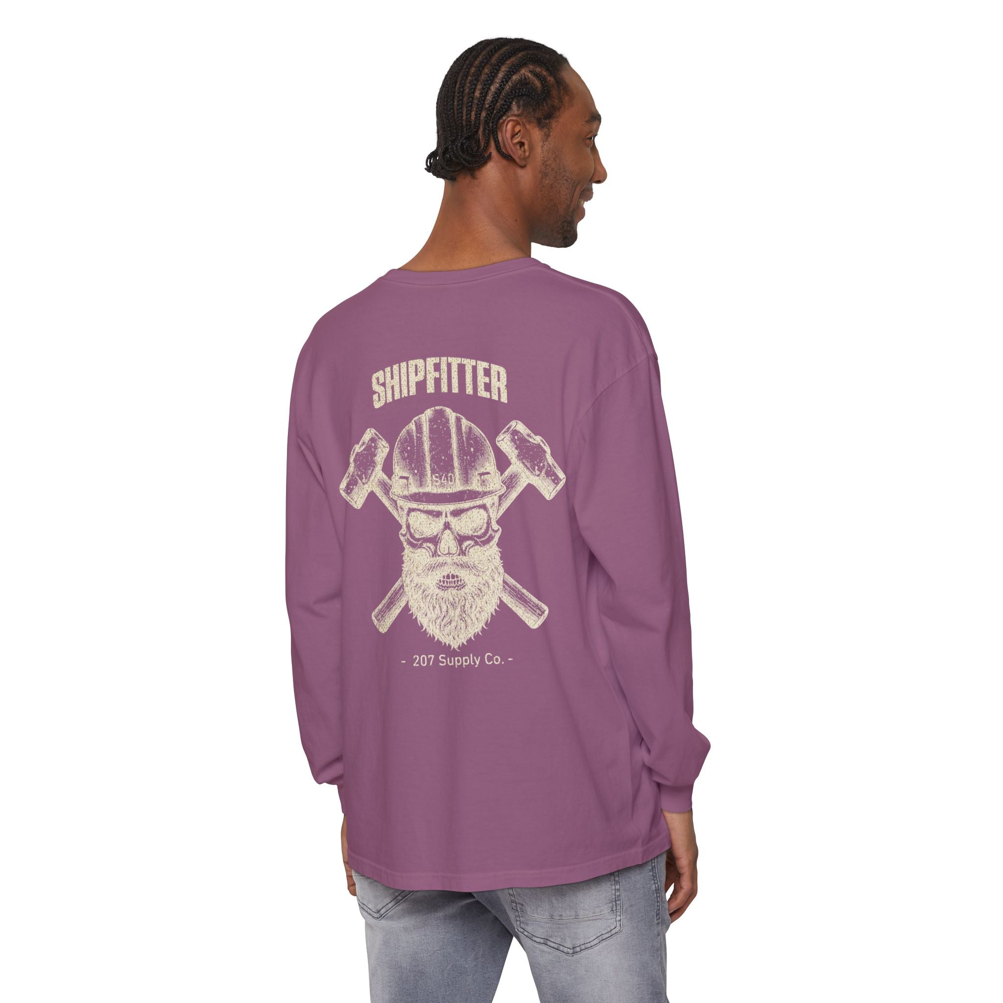 Shipfitter Skull & Hammer Long Sleeve - Dark Colors