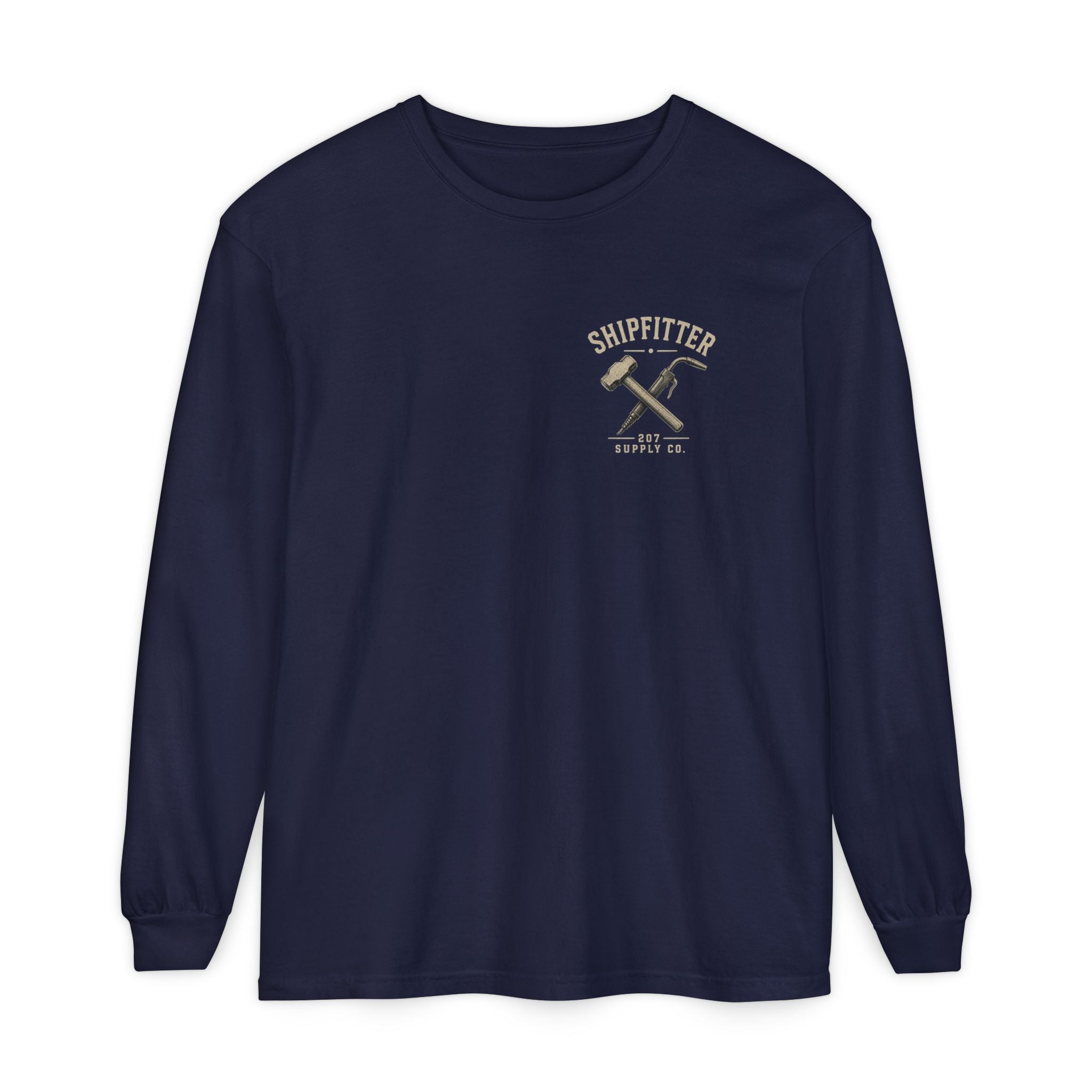Premium Shipfitter Long Sleeve — Premium Garment-Dyed