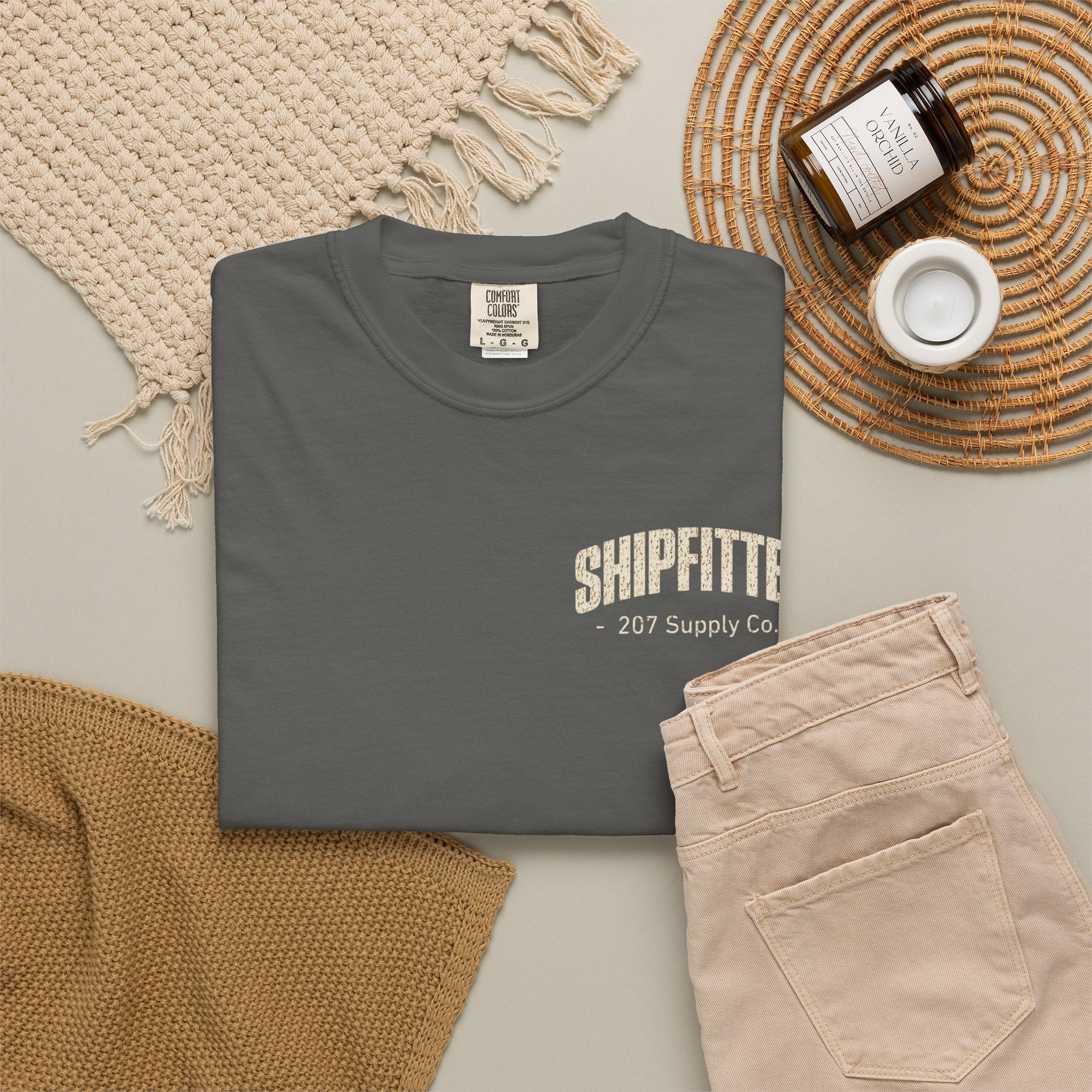 Shipfitter Skull & Hammer Tee - Dark Colors