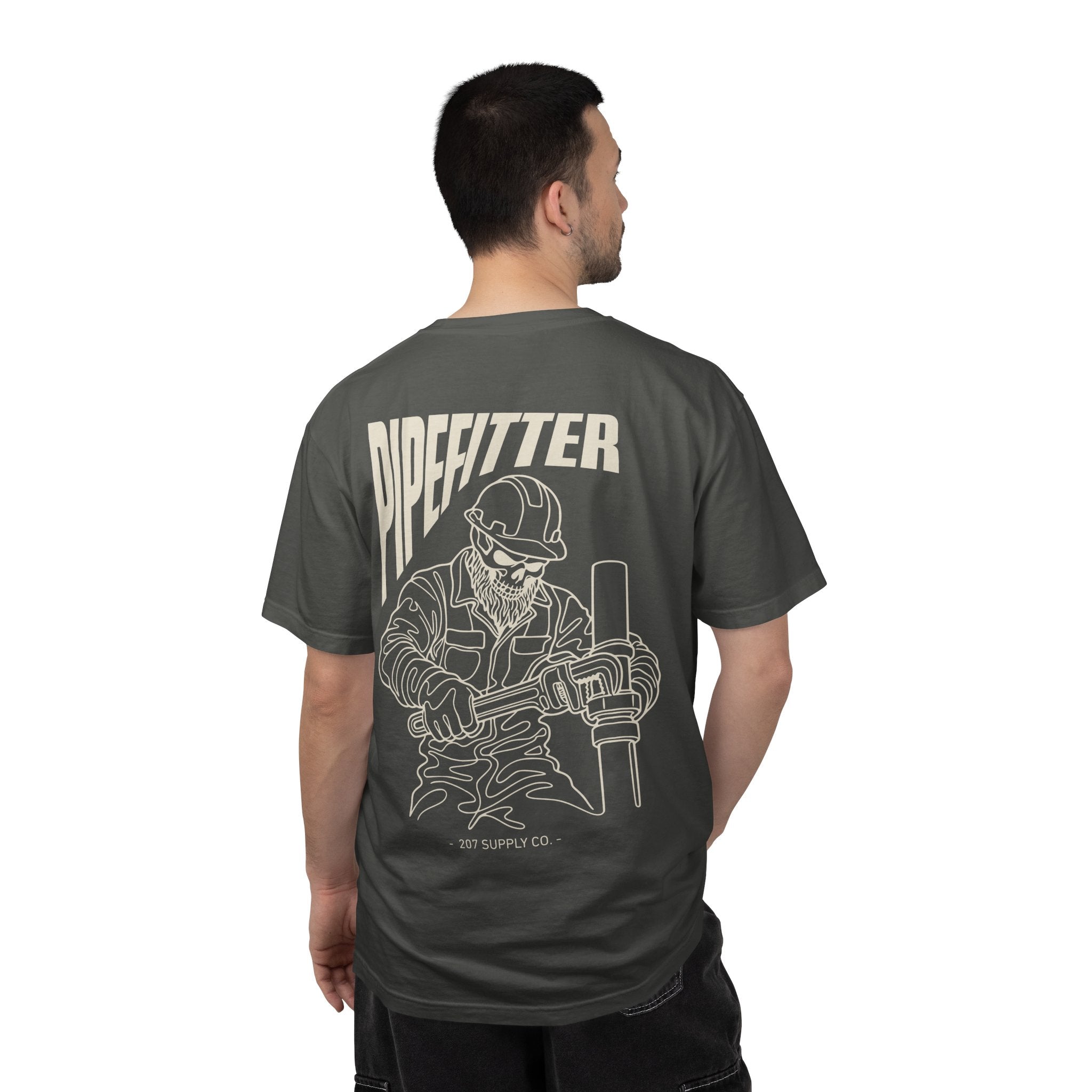 Pipefitter Skull Tee - Dark