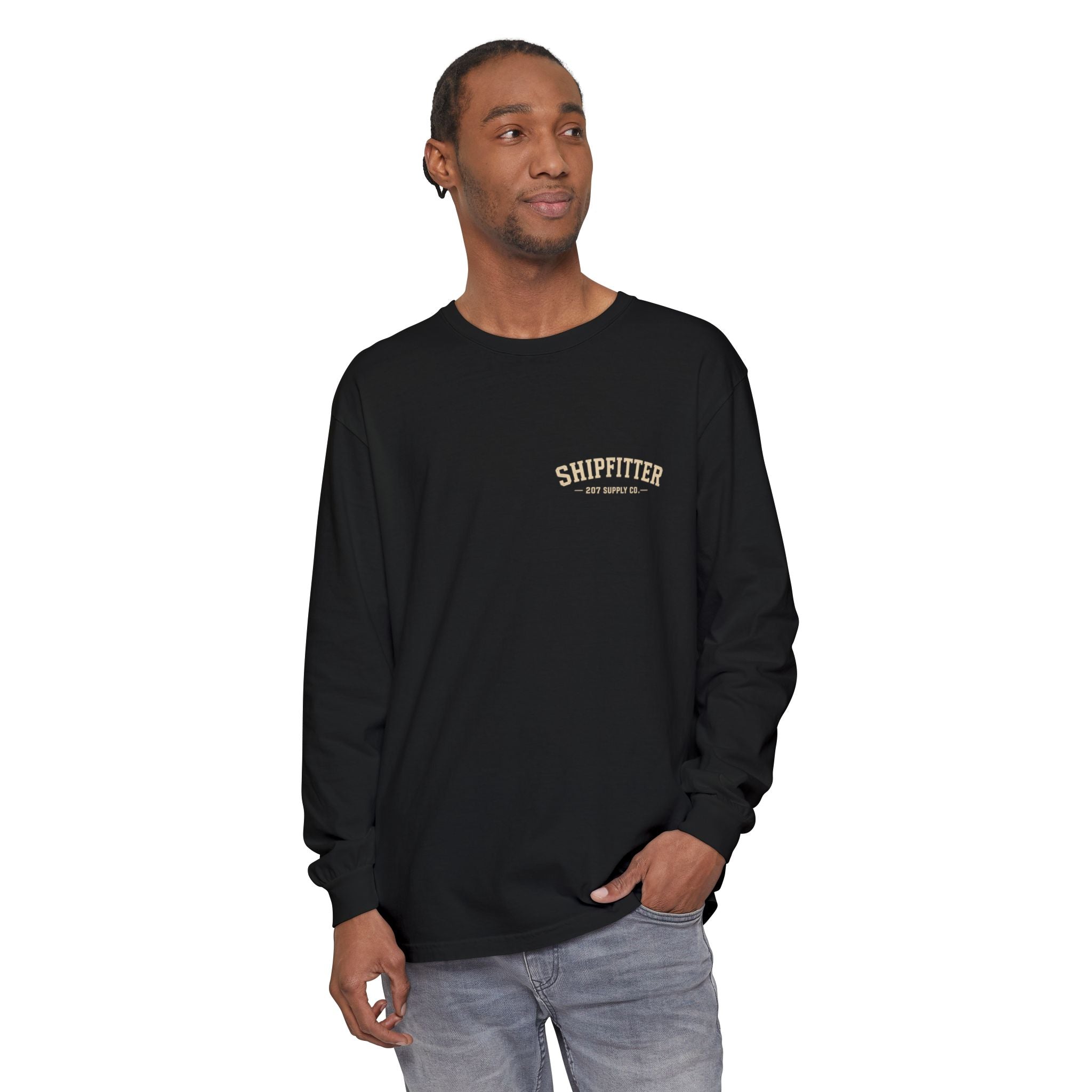 Premium Shipfitter Long Sleeve — Premium Garment-Dyed
