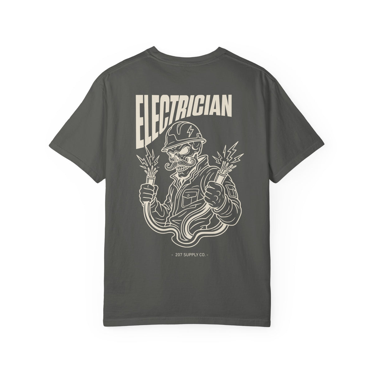 Electrician Skull Tee - Dark