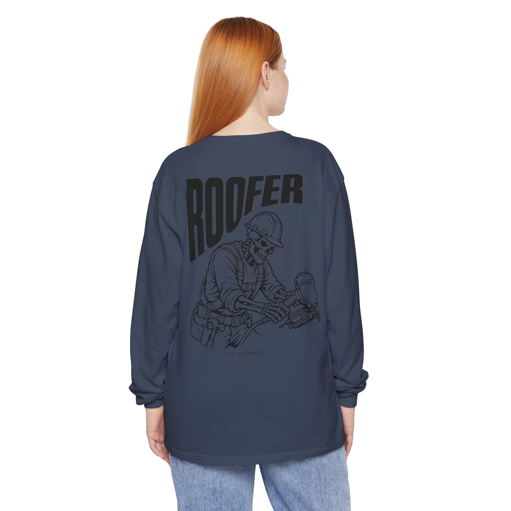 Roofer Skull Long Sleeve