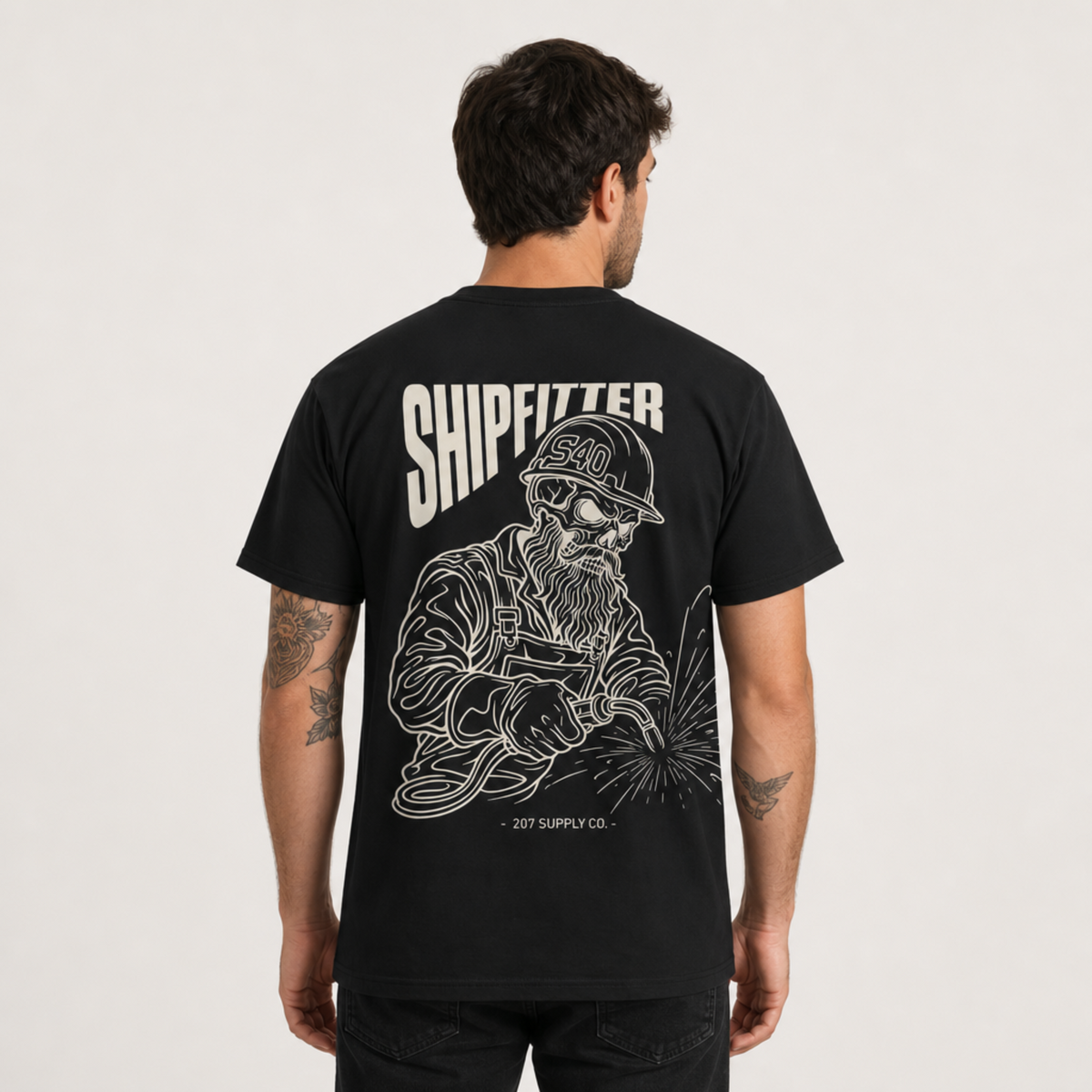Shipfitter Skull Tee - Dark