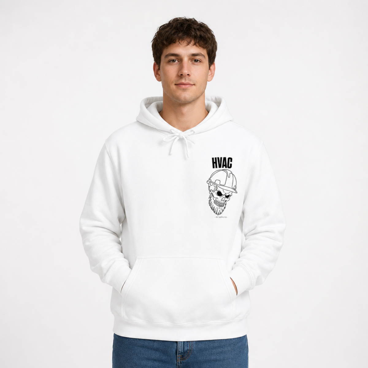 HVAC Skull Hoodie
