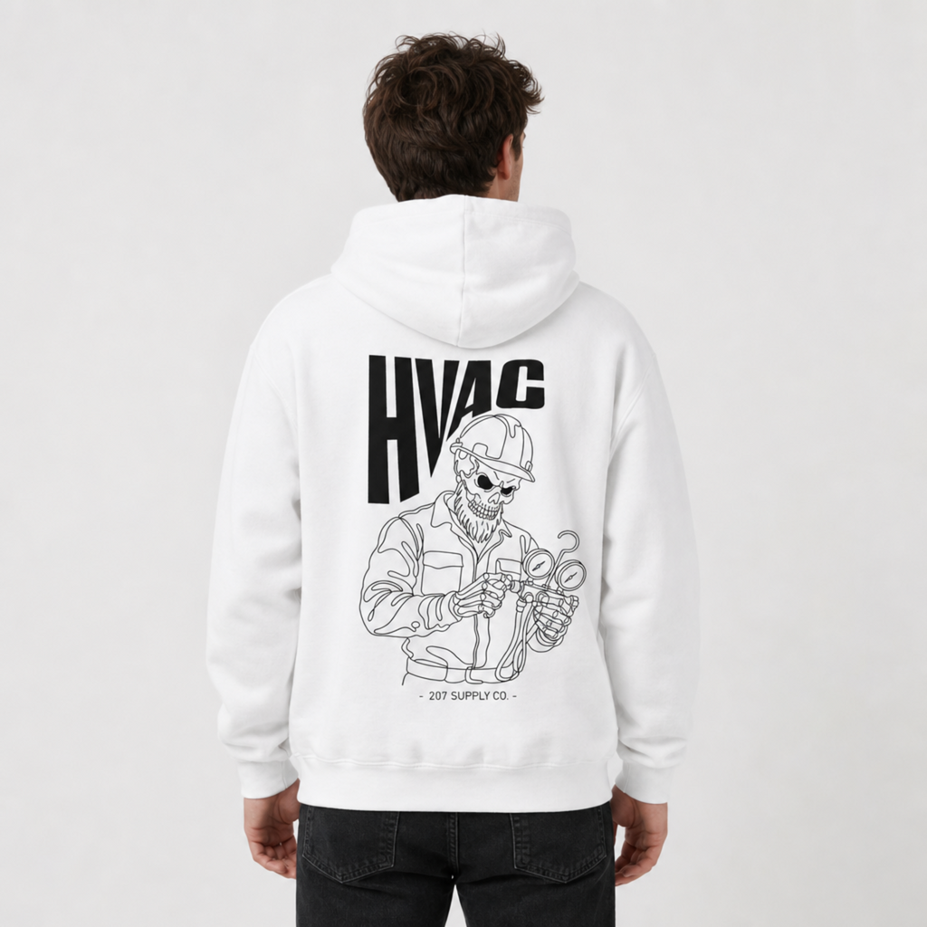 HVAC Skull Hoodie