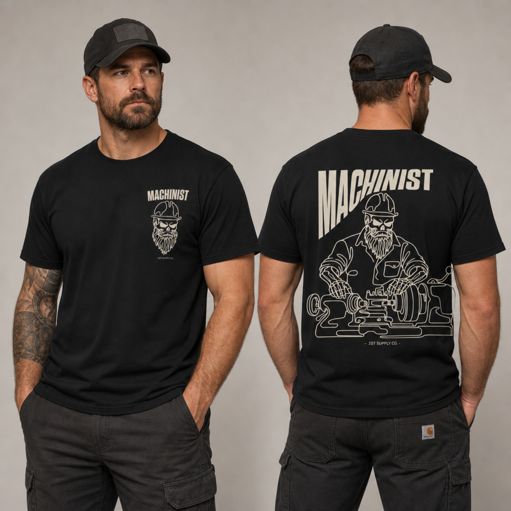 Machinist Skull Tee- Dark