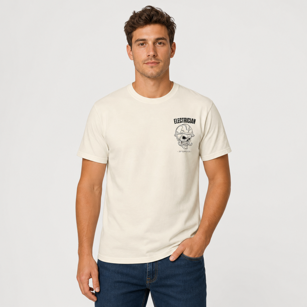 Electrician Skull Tee