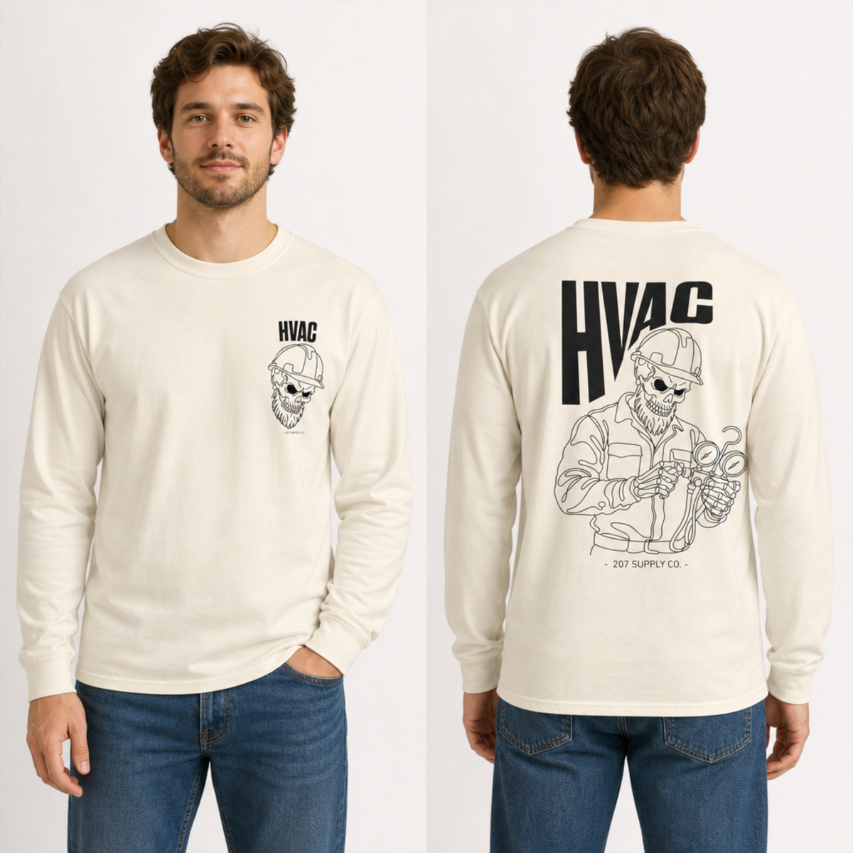 HVAC Skull Long Sleeve