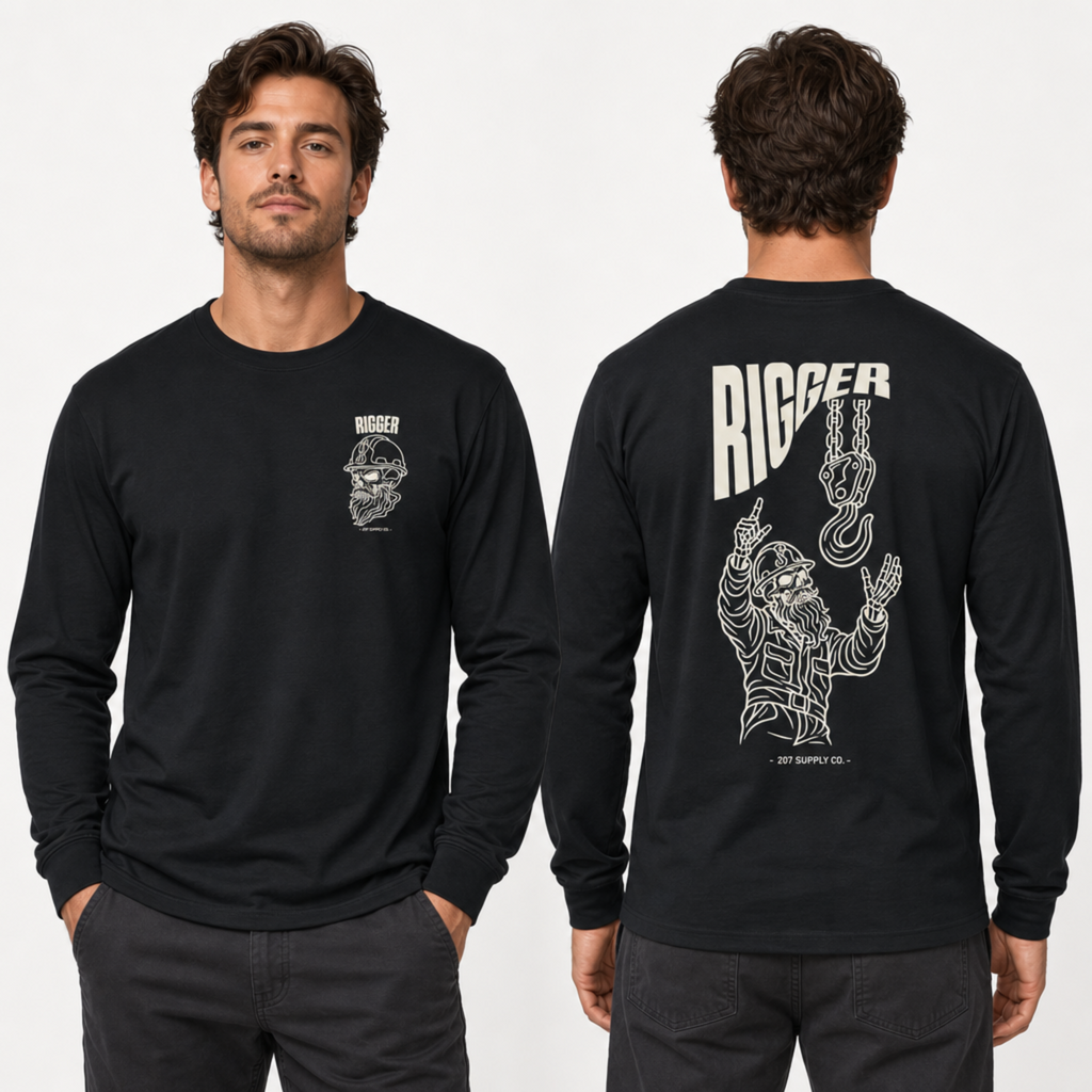 Rigger Skull Long Sleeve - Dark