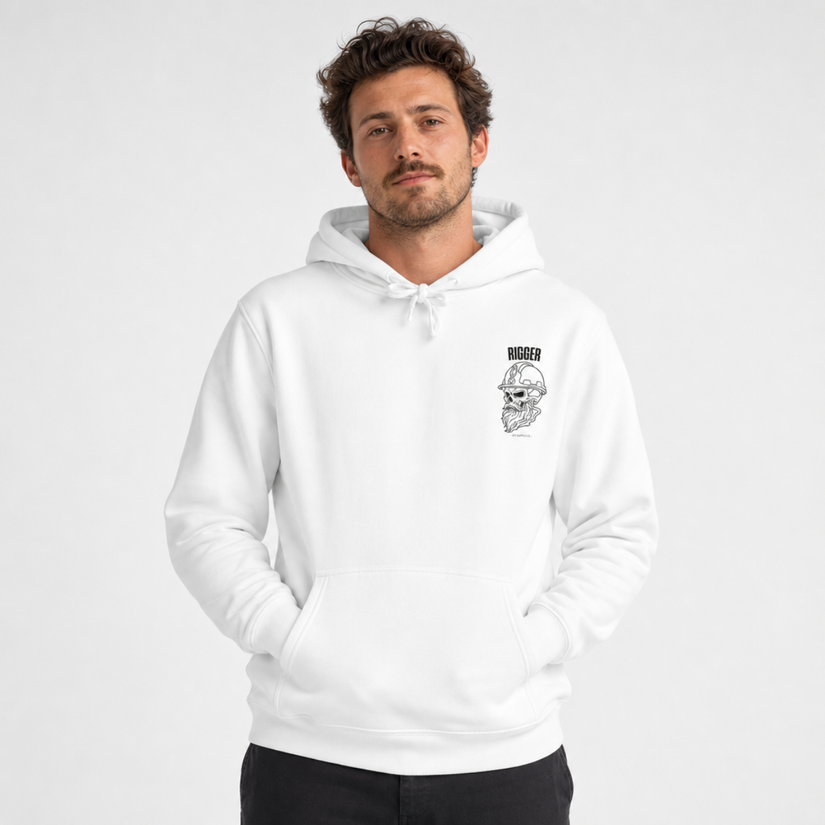 Rigger Skull Hoodie
