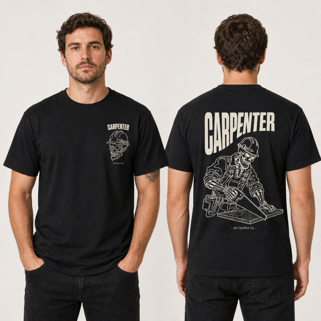 Carpenter Skull Tee - Dark