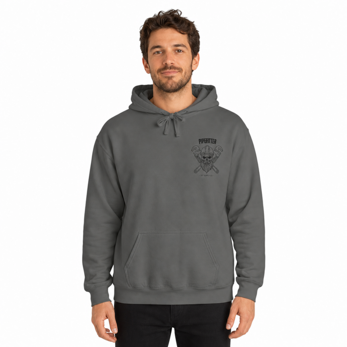 Pipefitter Skull Hoodie
